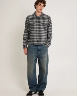 Rip Curl A6 Big Baggy Denim Jeans Zane Board