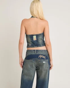 Rip Curl Denim Top Zola