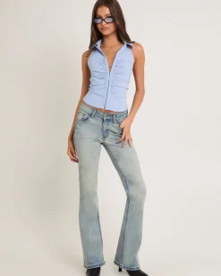 Rita Low Rise Flare Denim Jeans
