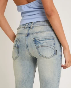 Rita Low Rise Flare Denim Jeans