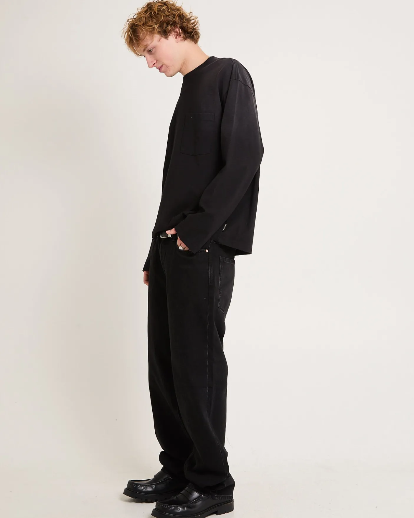 River Baggy Denim Jeans Oxford