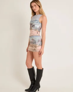Rodeo Print Tank Top