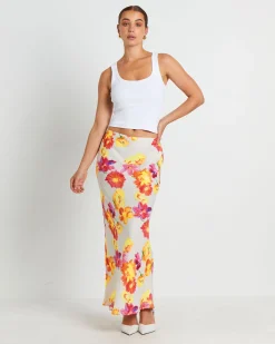 Rosalia Print Maxi Skirt in Assorted