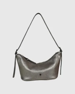 Rosie Bag in Gun Crinkle PU