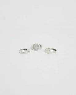 Round Signet Ring Set