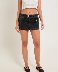 Roxy Mini Denim Skirt