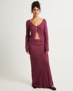 Rumi Long Sleeve Boucle Knit Top