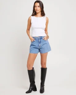 Ryder Denim Shorts Tranquil