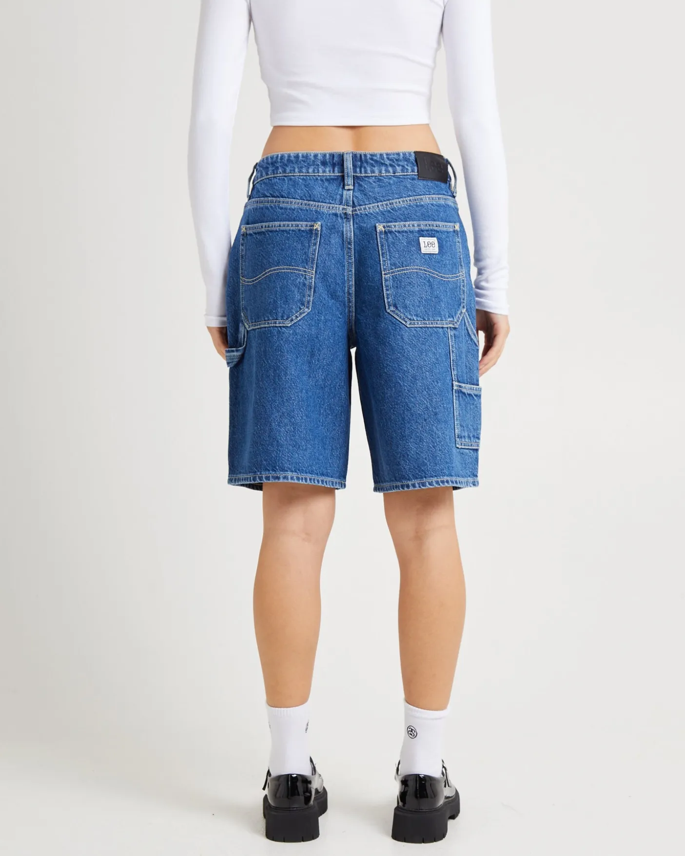 90s Mid Baggy Carpenter Denim Shorts Faithless