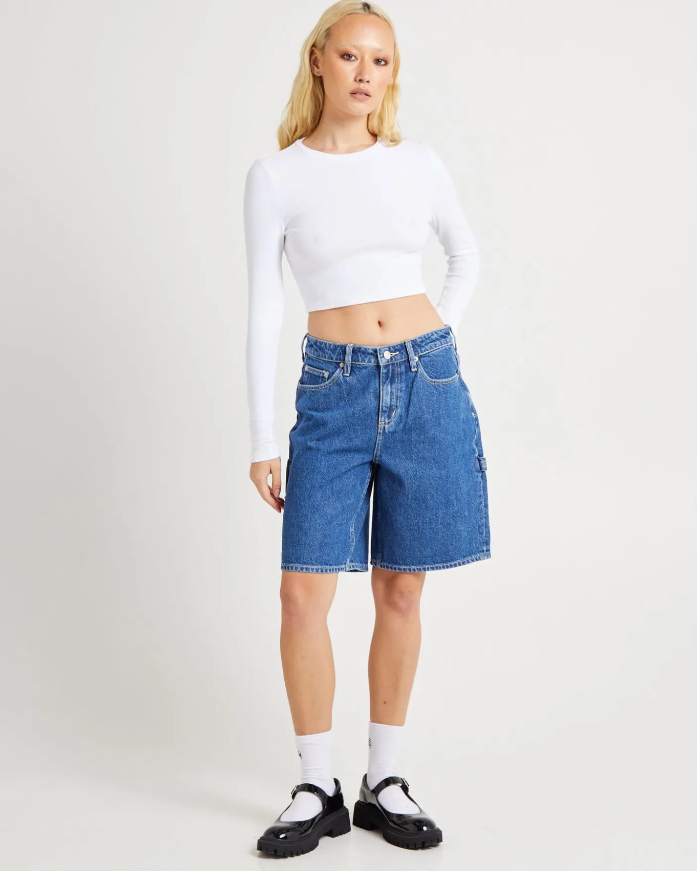 90s Mid Baggy Carpenter Denim Shorts Faithless
