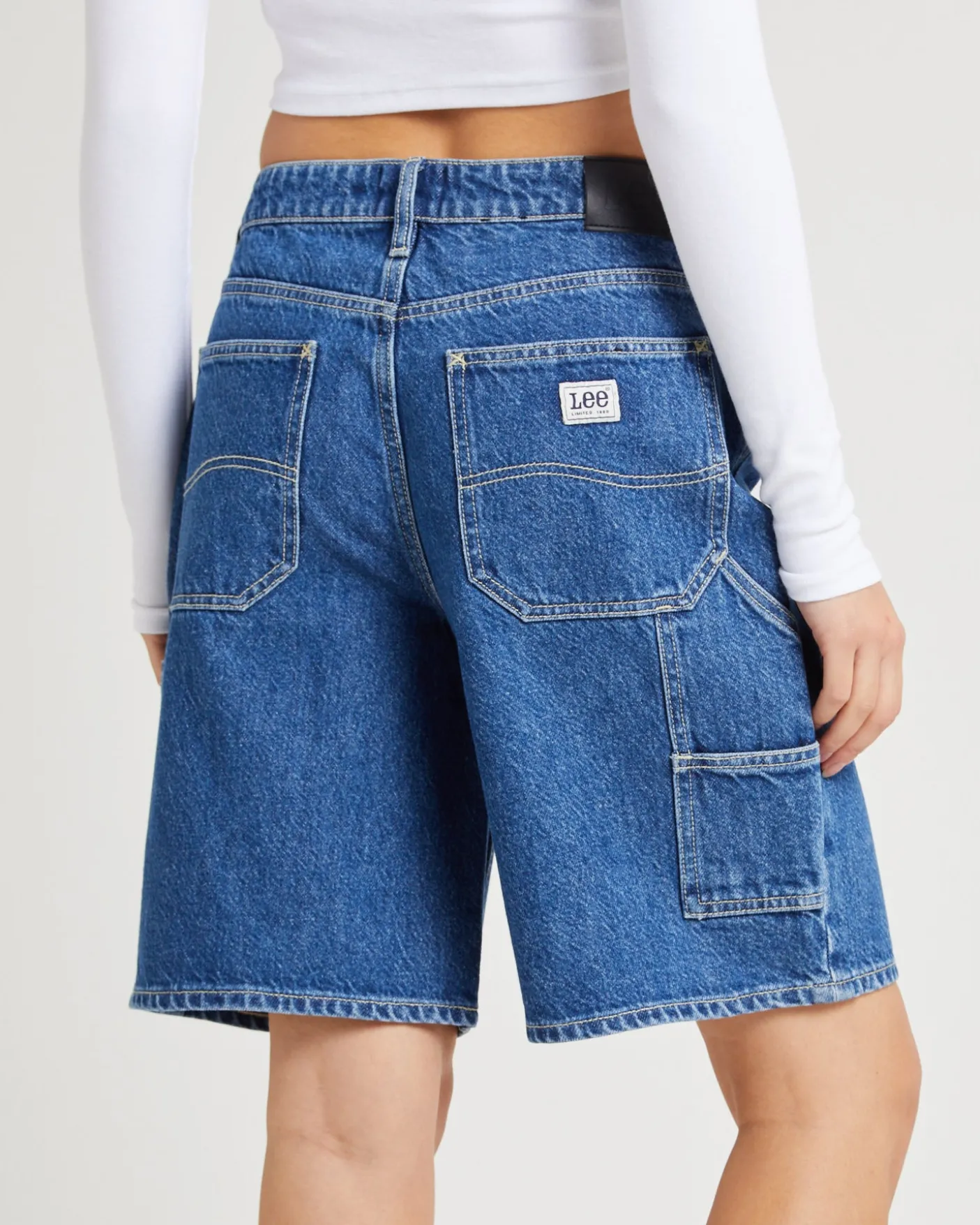 90s Mid Baggy Carpenter Denim Shorts Faithless