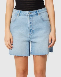90's Relaxed Denim Shorts