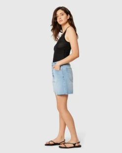 90's Relaxed Denim Shorts