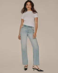 90s Relaxed Jeans Faded Blue