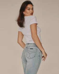 90s Relaxed Jeans Faded Blue
