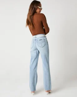 90s Relaxed Jeans Faded Blue