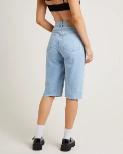 Sade Denim Jorts in Light Vintage