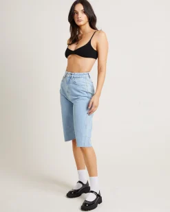 Sade Denim Jorts in Light Vintage