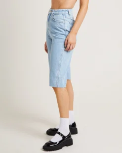Sade Denim Jorts in Light Vintage