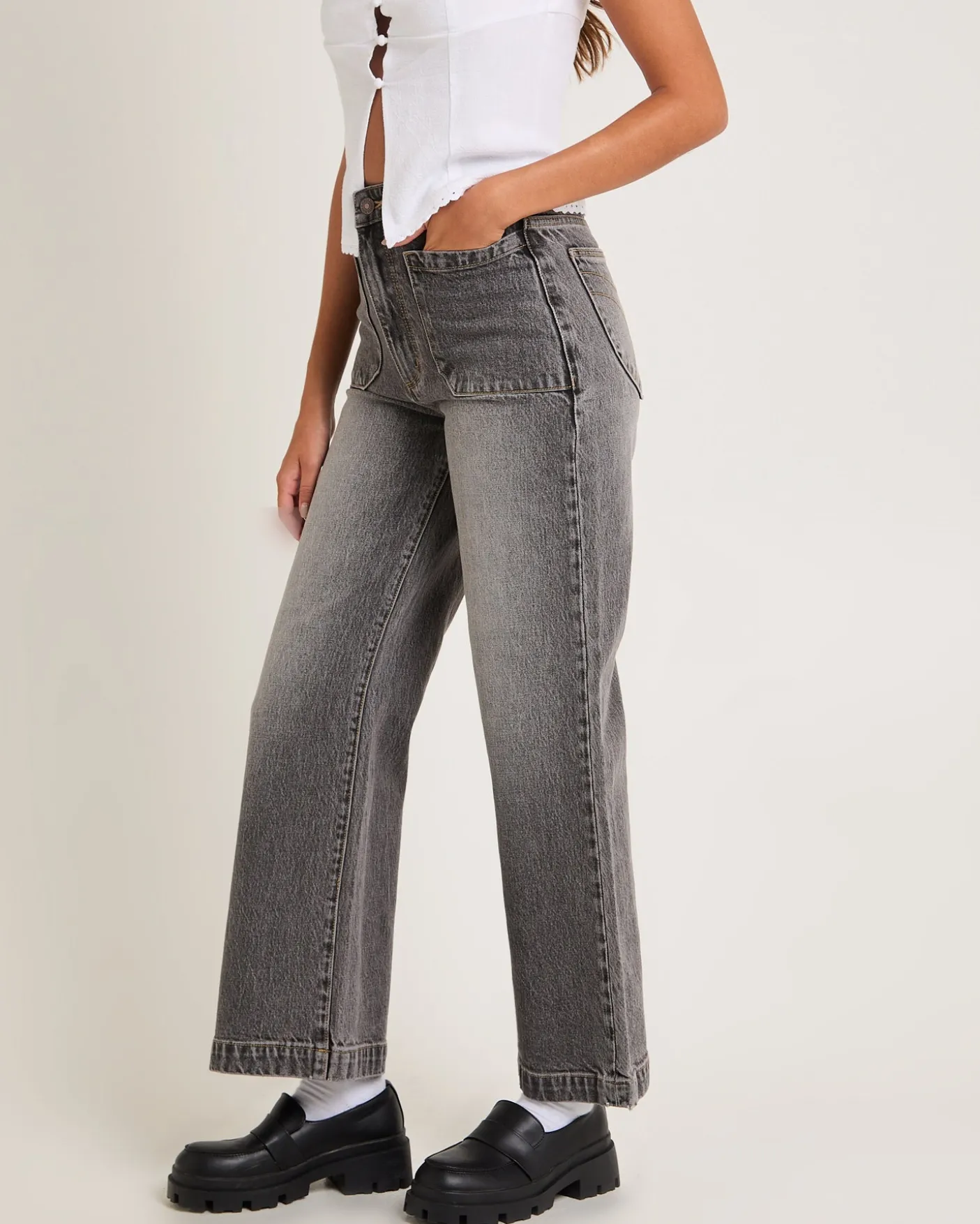 Sailor Denim Jeans Black Stone