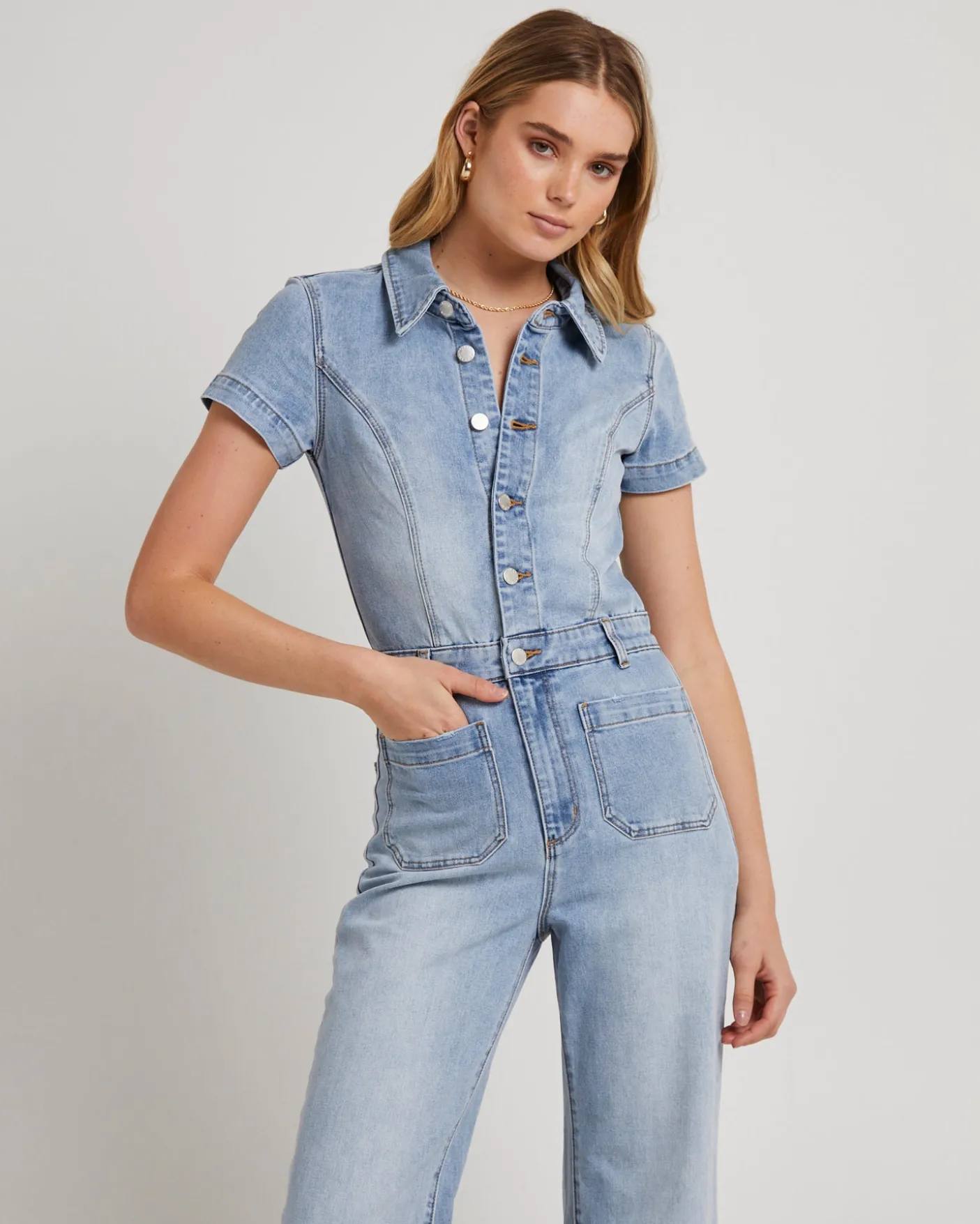 Sailor Denim Jumpsuit