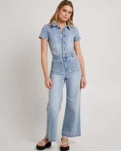 Sailor Denim Jumpsuit