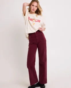 Sailor Long Cord Denim Jeans