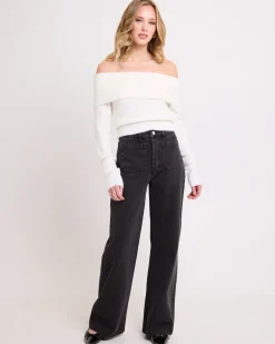 Sailor Long Denim Jeans Black Stone