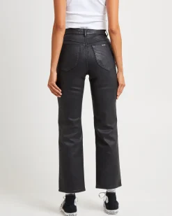 Sailor Scoop Coated Denim Jeans