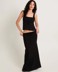 Sandy Tie Front Skirt