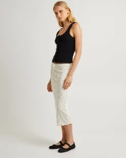 Saski Scallop Trim Vest Top