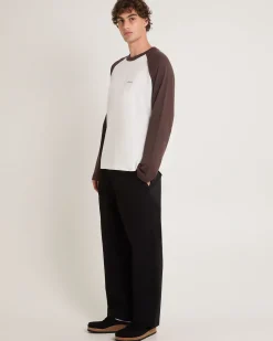 Script Long Sleeve Raglan T-Shirt