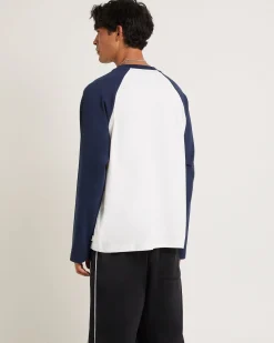 Script Long Sleeve Raglan T-Shirt
