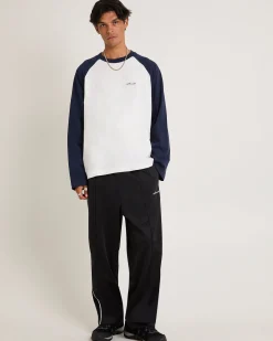 Script Long Sleeve Raglan T-Shirt