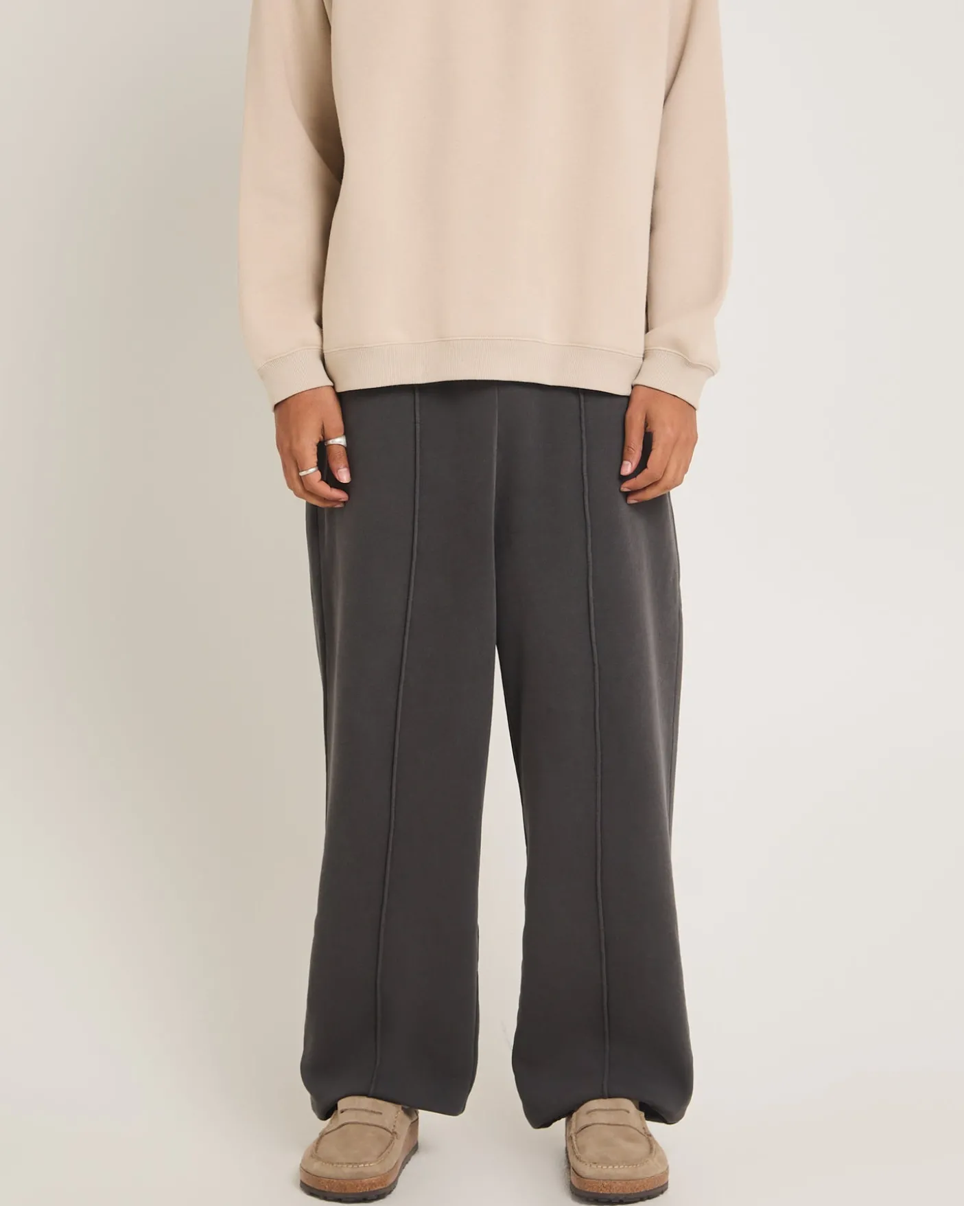Script Straight Leg Track Pants