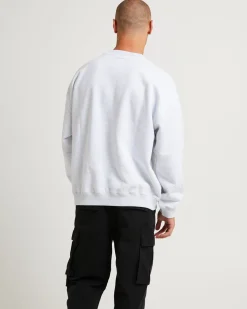 Seattle Crew Jumper Frost Marle Grey