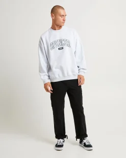 Seattle Crew Jumper Frost Marle Grey