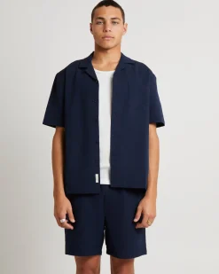 Seersucker Short Sleeve Resort Shirt