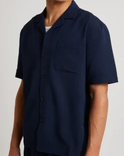 Seersucker Short Sleeve Resort Shirt