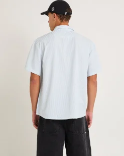 Seersucker Summer Short Sleeve Shirt