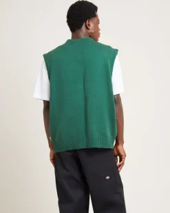 Service Knit Vest Green