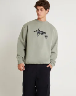 Shawn Script Crew Sweatshirt