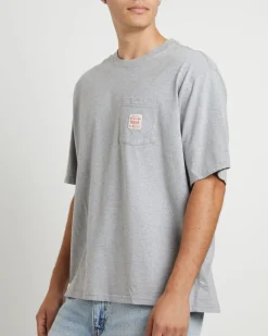 Short Sleeve Workwear T-Shirt in Mid Tone Heather Grey