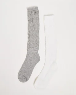 Sia Scrunchy 2 Pack Socks
