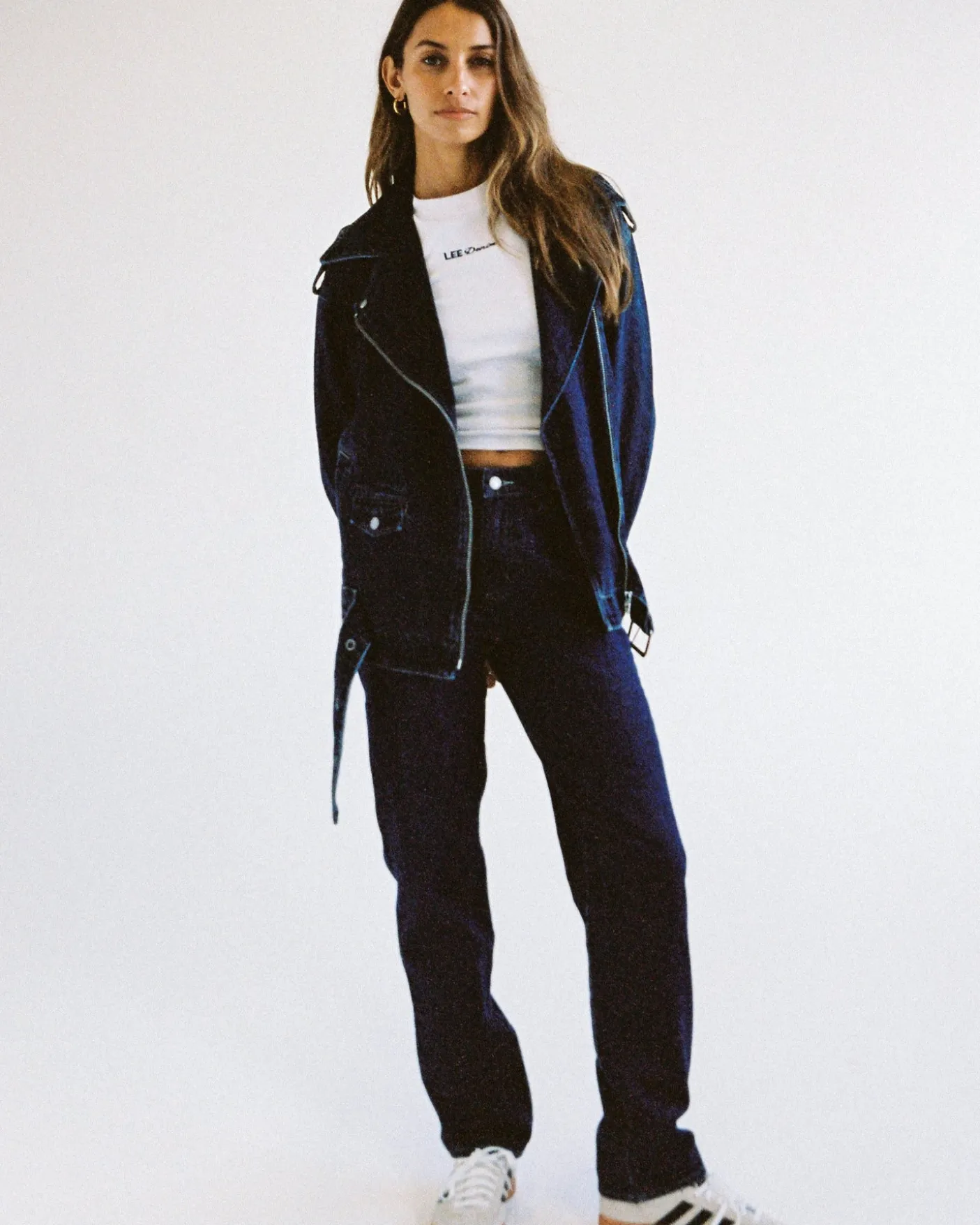 Signature Mid Slim Straight Denim Jeans Essential Rinse