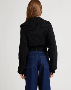 Simmy Double Zip Knit Top