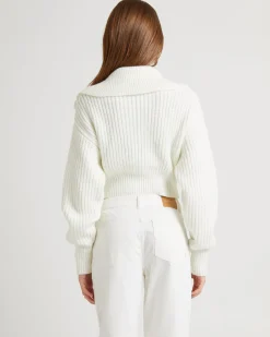 Simmy Double Zip Knit Top