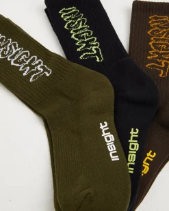 Sive Crew Socks in Green