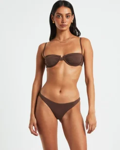 Skinny Strap Underwire Bikini Top Bikini Top