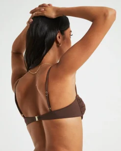 Skinny Strap Underwire Bikini Top Bikini Top